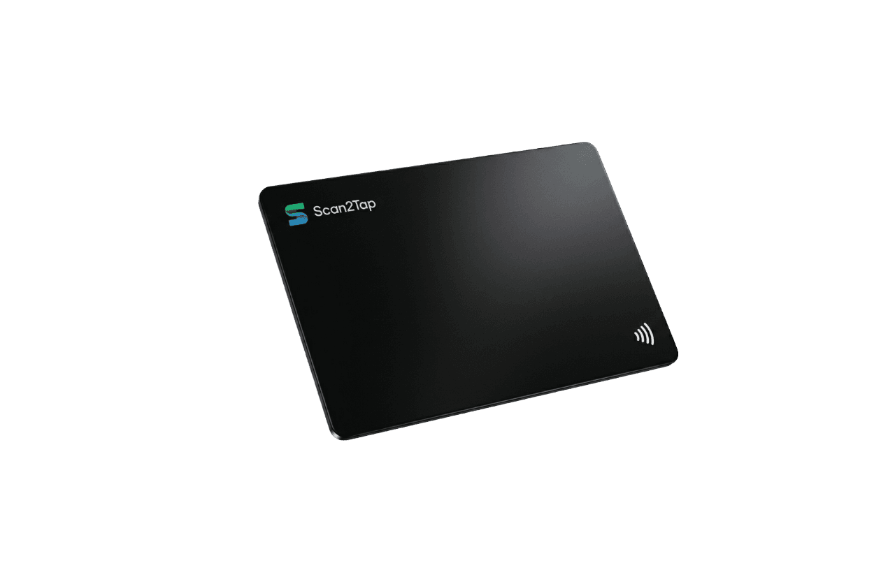 Scan2Tap matte black NFC card