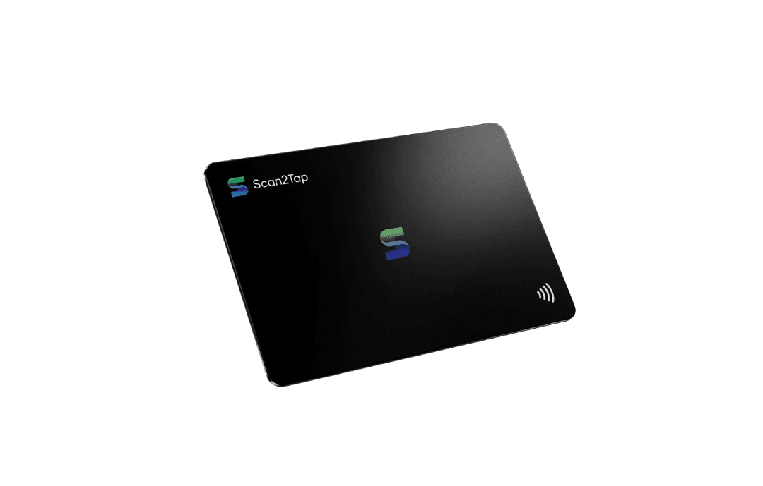 A personalized Scan2Tap premium NFC business card